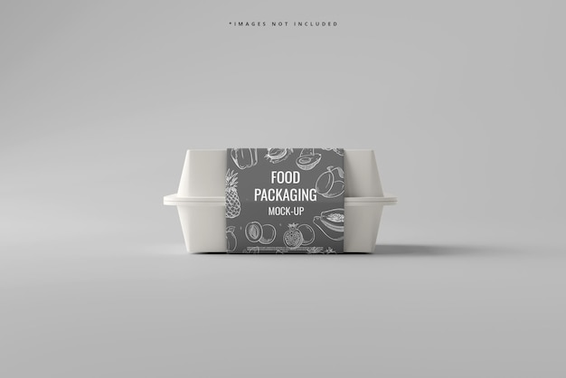 Mockup di contenitori per alimenti