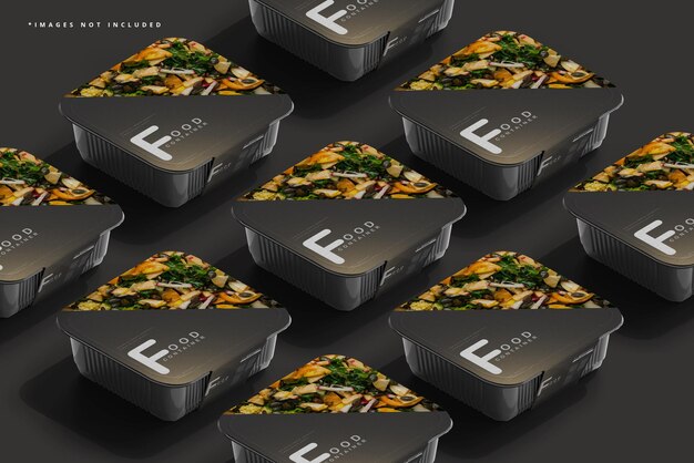 Food container mockup