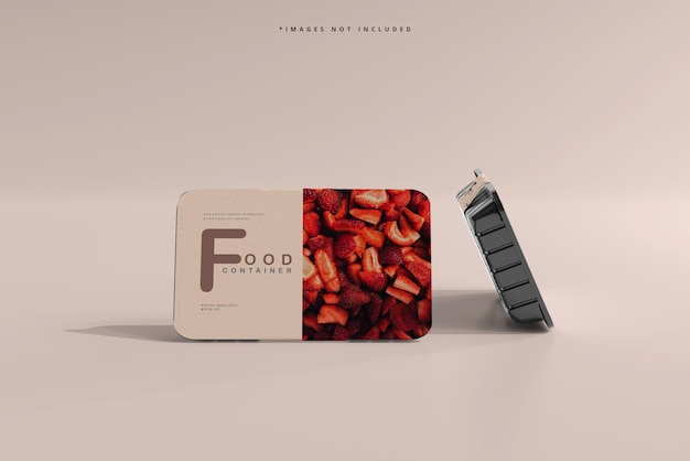 Food Container Mockup