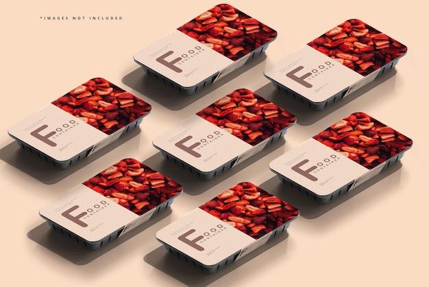 Food Container Mockup
