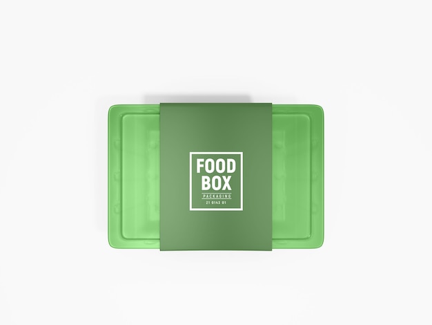 PSD food container packaging mockup