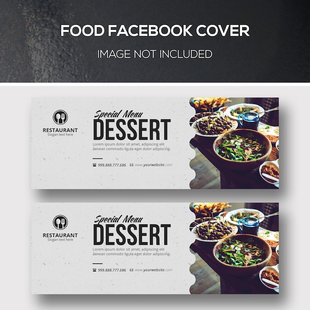 PSD food facebook cover