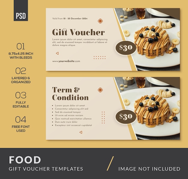 Food gift voucher