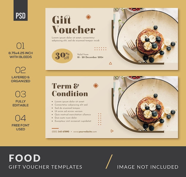 Food gift voucher