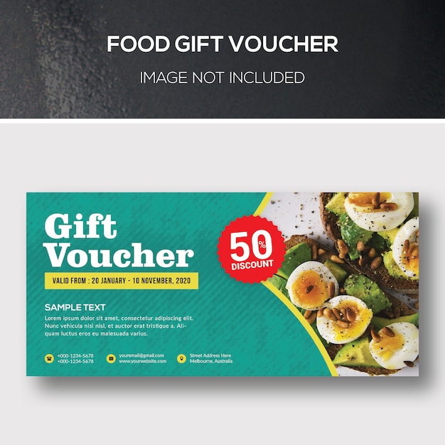 Food gift voucher