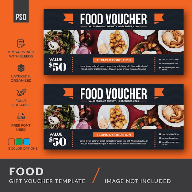 Food gift voucher