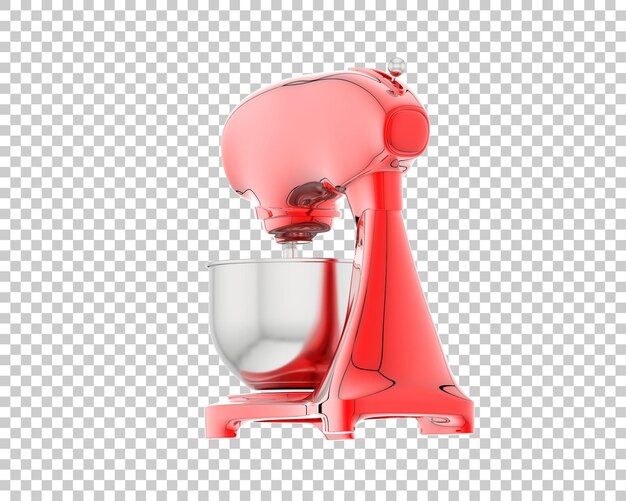 PSD food mixer isolated on background 3d rendering illustration