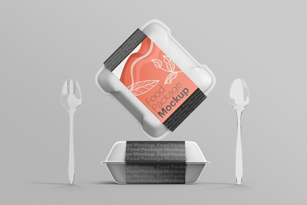 Mockup del pacchetto alimentare