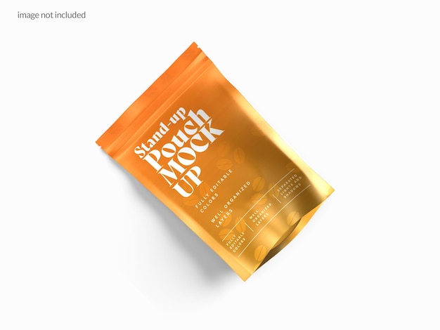 PSD food packaging bag mock