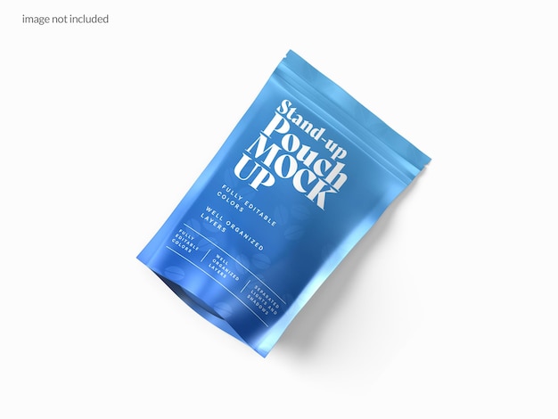 PSD food packaging bag mock