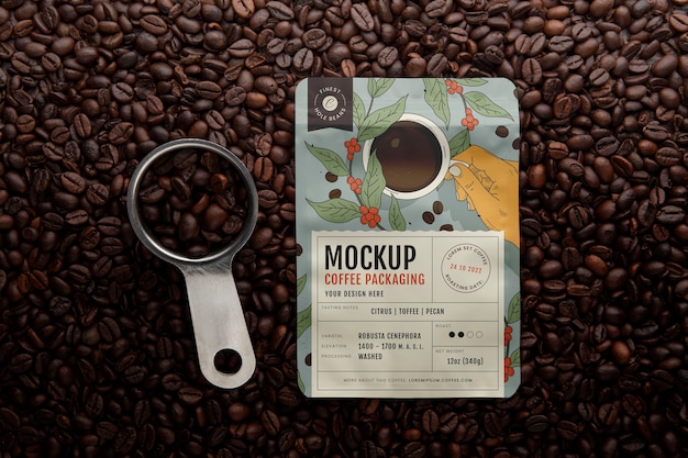 Food packaging mockup design