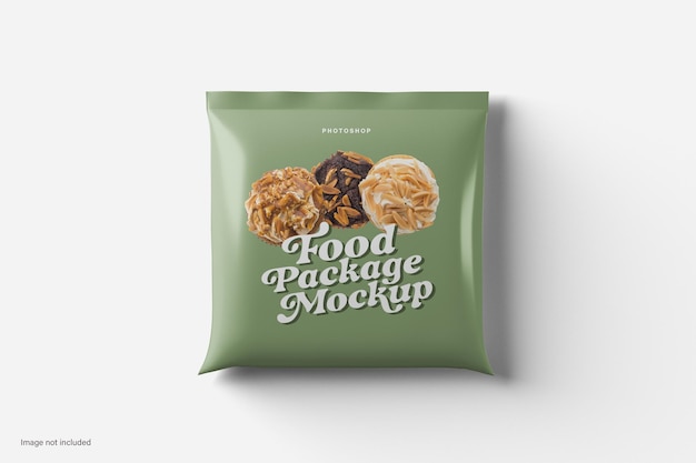 PSD Макет упаковки пищевых продуктов, вид сверху
