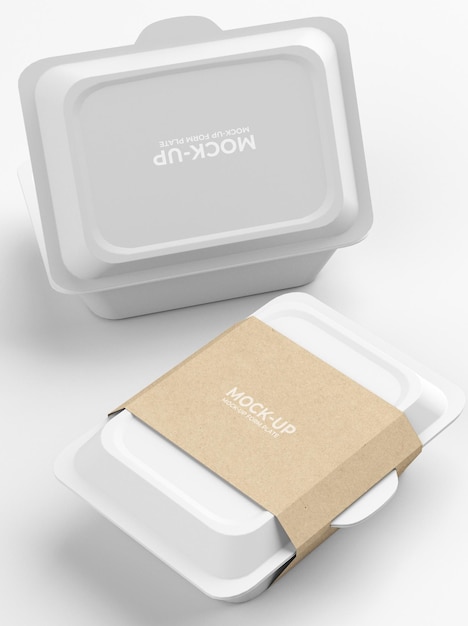 food packaging mockup
