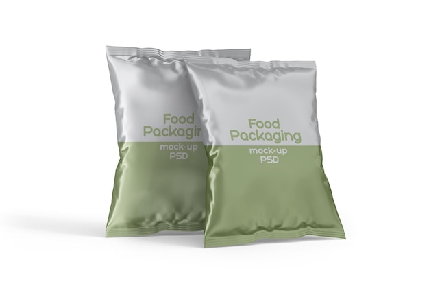 PSD food packaging mockup