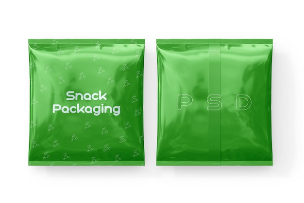 PSD food packaging mockup