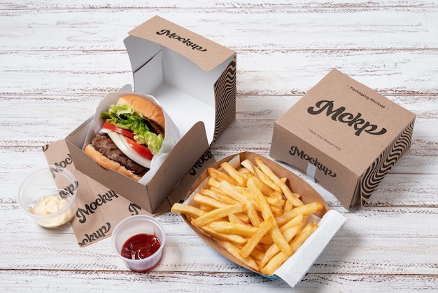 food pancaking mockup design