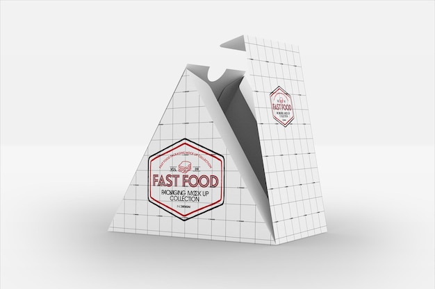 Mockup di scatole per la pasticceria alimentare