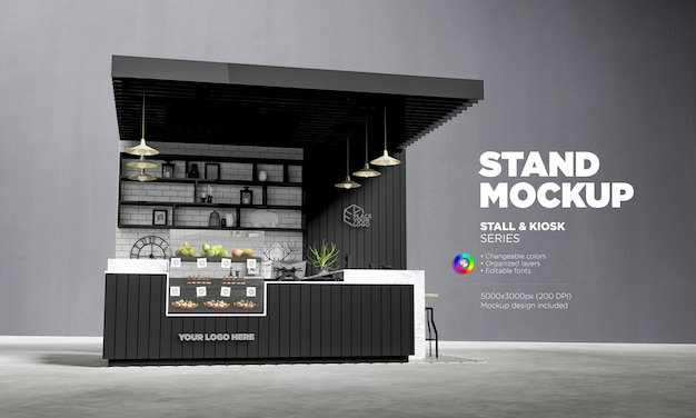 food pavilion mockup