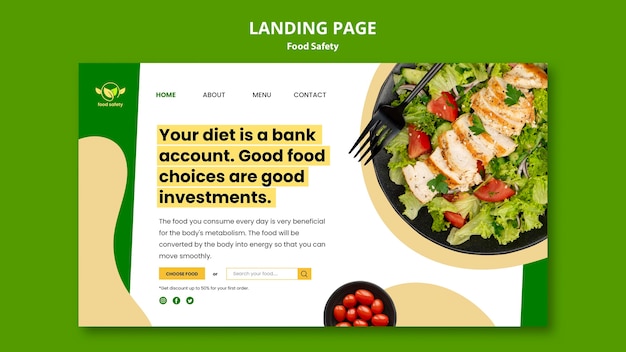 PSD food safety landing page