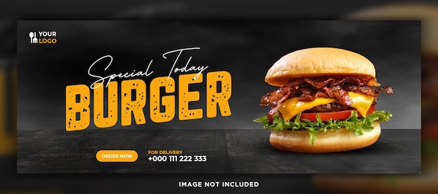 Food social media banner, story, flyer, brochure instgram template for restaurant promotion sale.