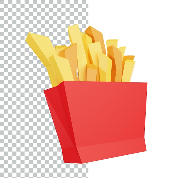 Food supplies 3d icons rendering design illustration