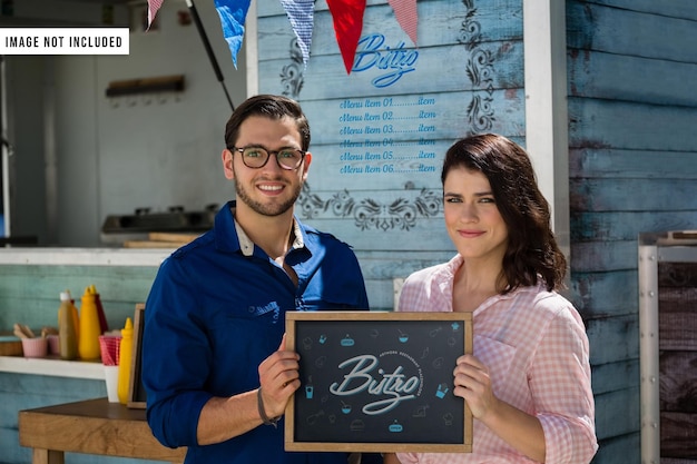 PSD food truck chalkboard