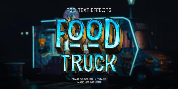 Effetto testo food truck