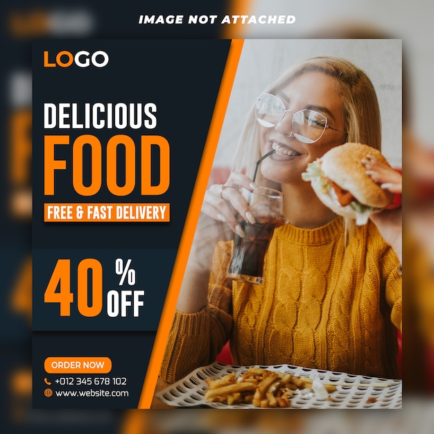 Food webbanners premium psd