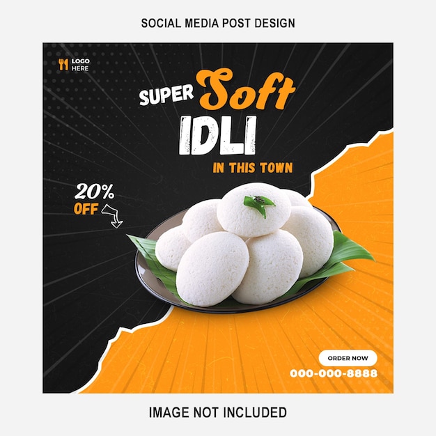 PSD foodsocialmediabanner18 idli