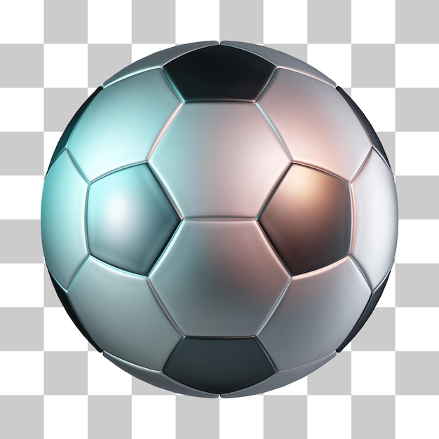 PSD iconica 3d del calcio