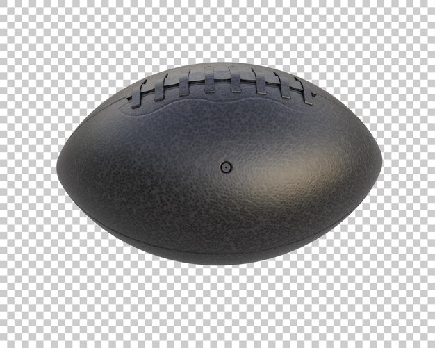 PSD football ball isolated on background 3d rendering illustration