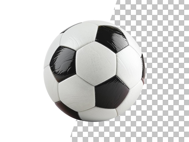 Football soccer ball object with transparent background