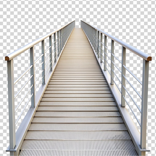 PSD 透明な背景に隔離された歩道橋