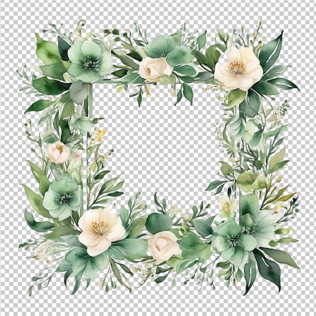 PSD foral flower bouquet design weddign card design