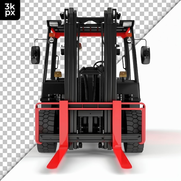 PSD 透明な背景に隔離されたフォークリフト