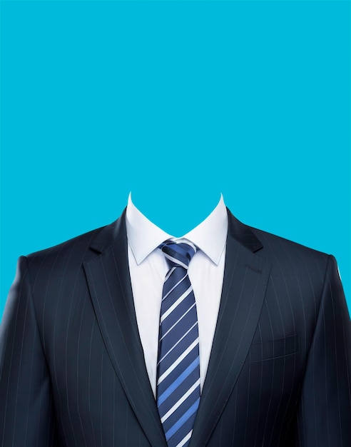 Formal photo or passport photo suit template