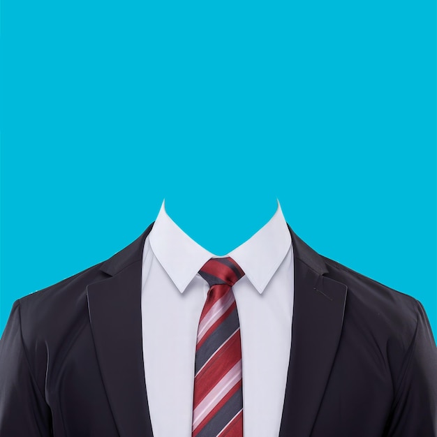 Formal photo or passport photo suit template