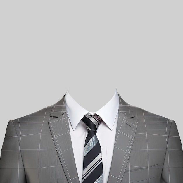 PSD formal photo or passport photo suit template