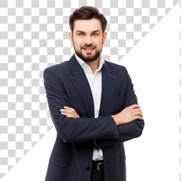 Formalny mężczyzna z czarną farbą łóżeczką