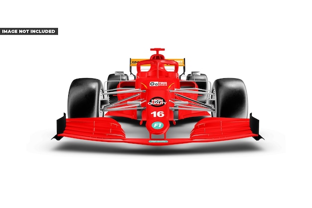 PSD formule één racewagen mock-up