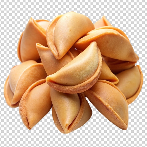 Fortuinkoekjes geïsoleerd op witte achtergrond