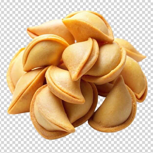 Fortuinkoekjes geïsoleerd op witte achtergrond