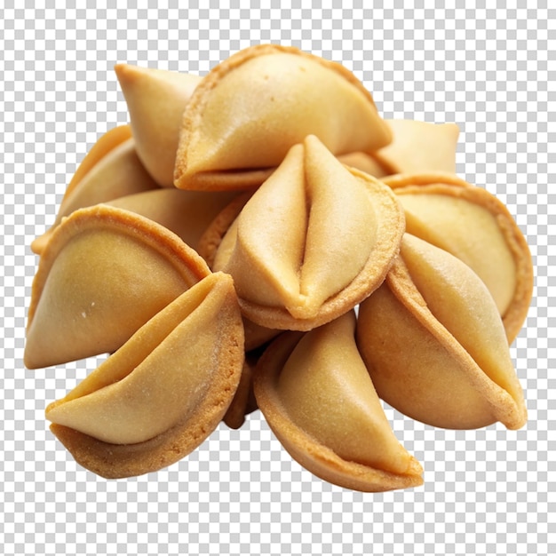 Fortuinkoekjes geïsoleerd op witte achtergrond