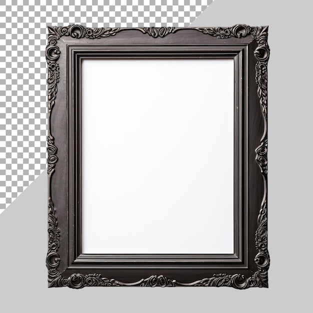 Fotoframe leeg geïsoleerd op doorzichtige achtergrond zonder achtergrond PNG