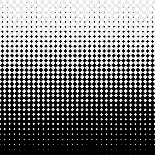 Fotoğraf Efekti için Şeffaf Arka Planda İzole Edilmiş Ayrıntılı Halftone Efekti