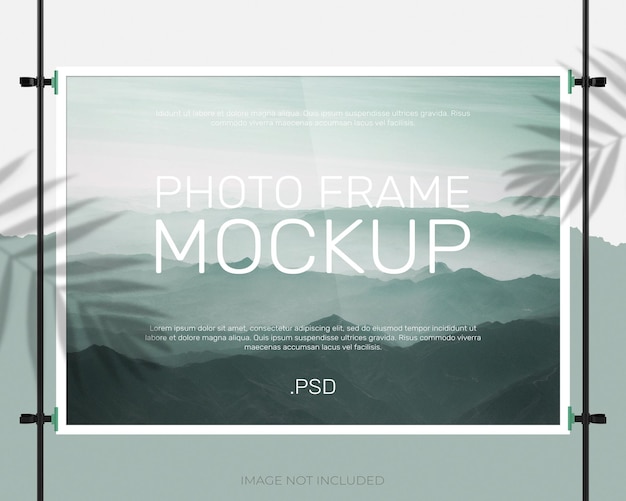 PSD fotolijst mockup ontwerp