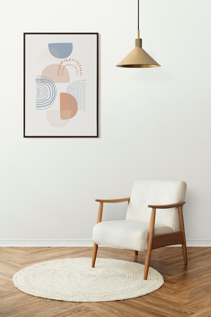 PSD fotolijst mockup psd met scandinavisch design