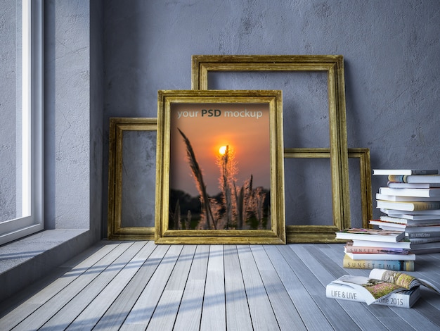 PSD fotolijst mockup