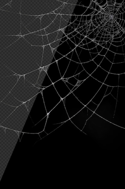 PSD fotorealistisch spinnenweb