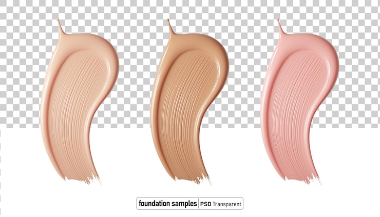 PSD foundation samples